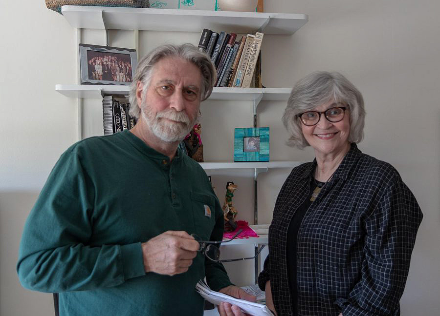 Mark Doremus and Prof. Karen Slattery